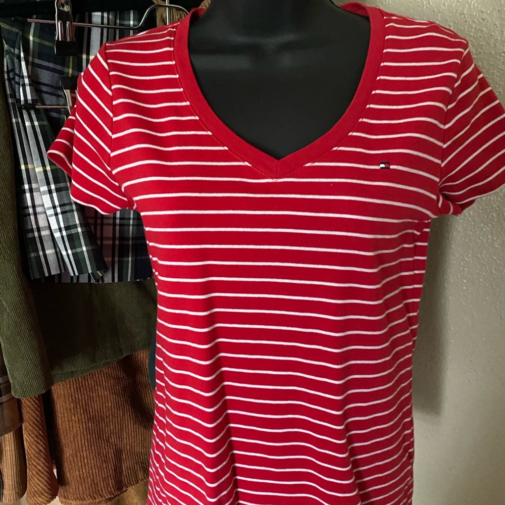 Tommy Hilfiger Short Sleeve Striped Top